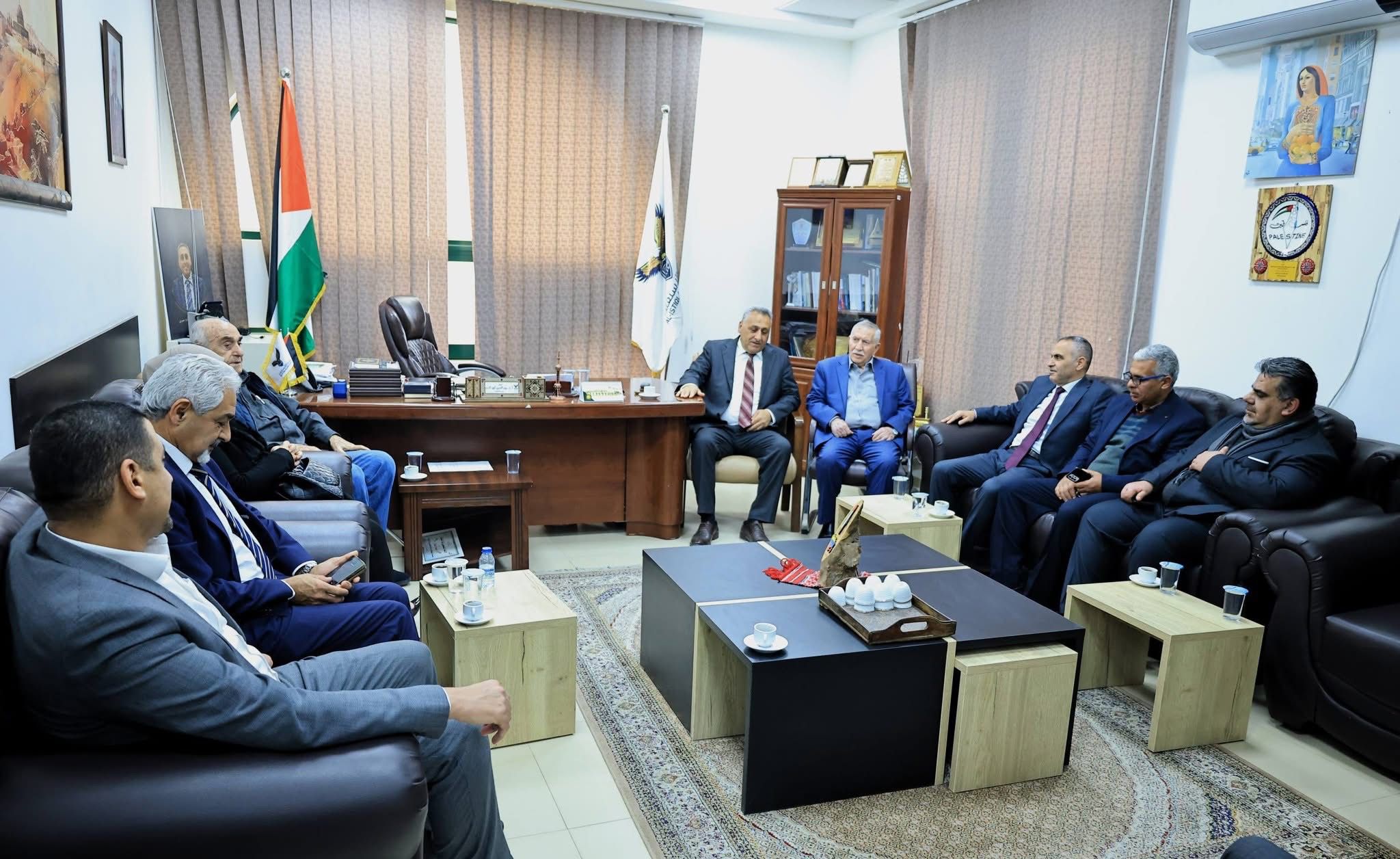 جامعة الاستقلال ودائرة حقوق الإنسان ومنتدى فلسطين يبحثون تحضيرات عقد المؤتمر الفلسطيني الوطني 